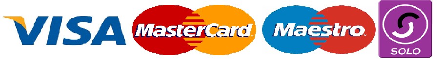 Credit and debit card logos 