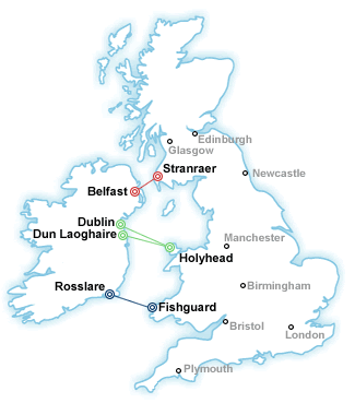 RailSail Route Map